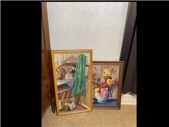 Two signed oil paintings on canvas - Florence Prince Ewing
