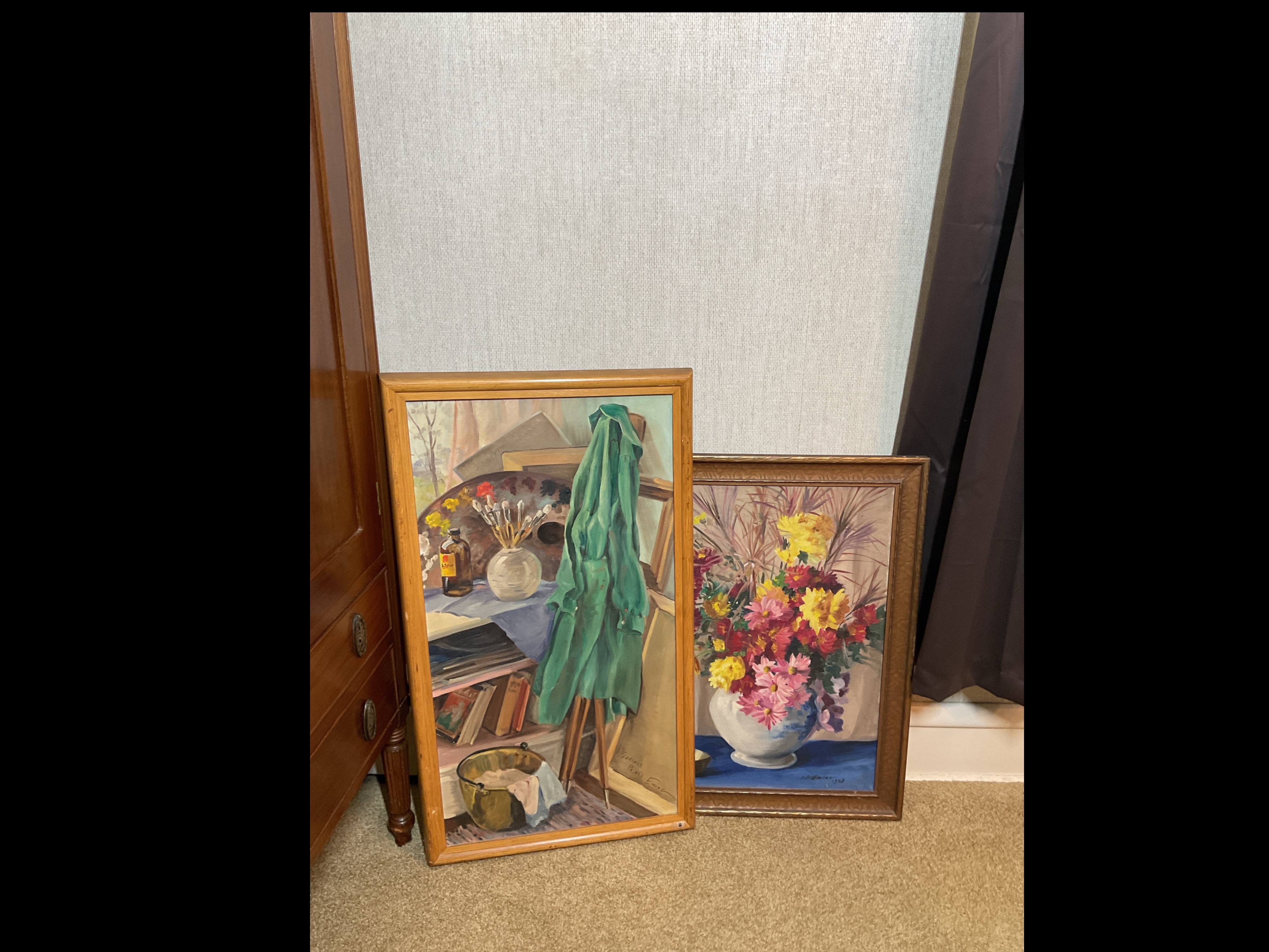 Artwork by Florence Prince Ewing, Two signed oil paintings on canvas, Made of Oil Paintings on Canvas