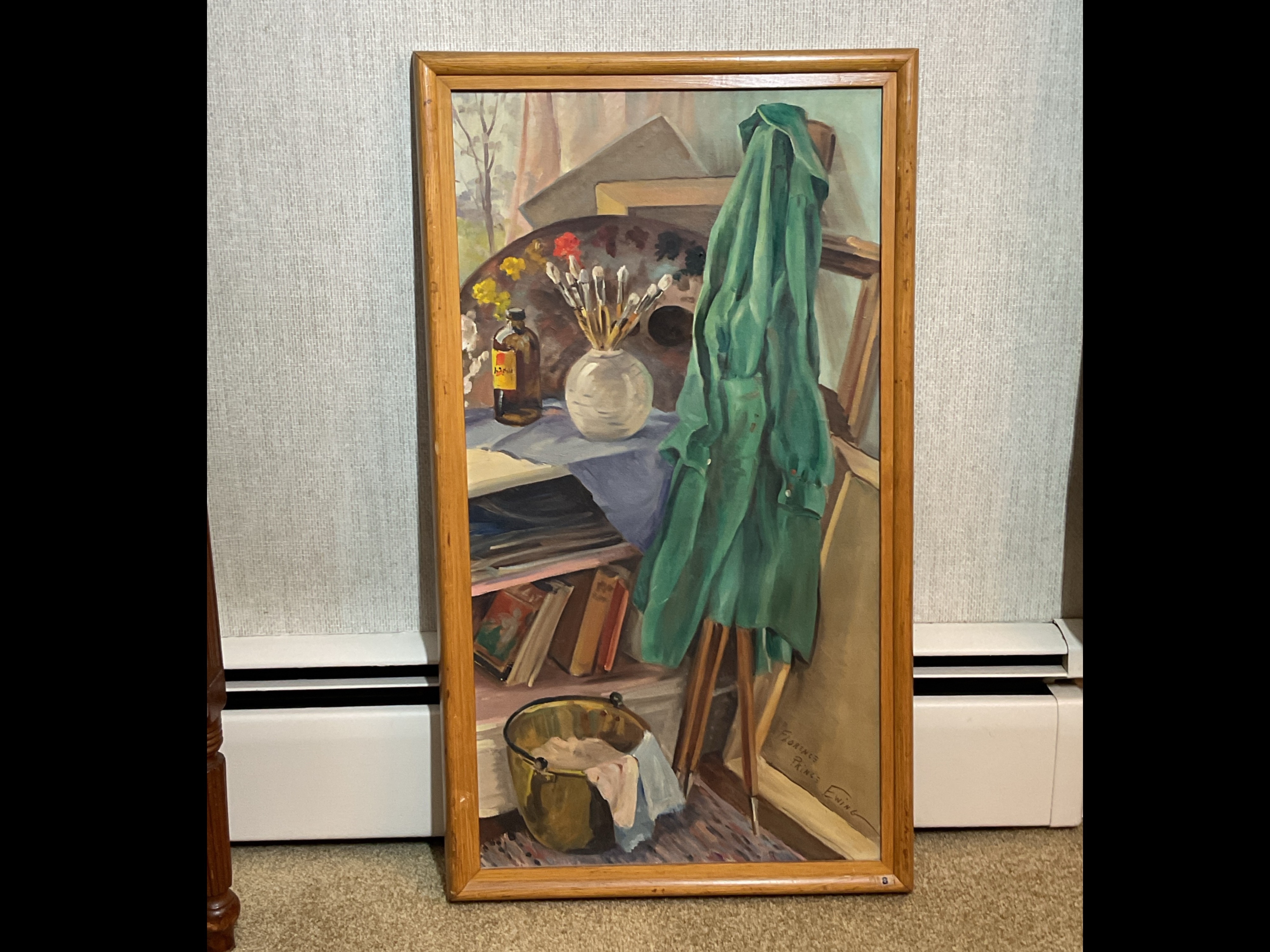 Artwork by Florence Prince Ewing, Two signed oil paintings on canvas, Made of Oil Paintings on Canvas