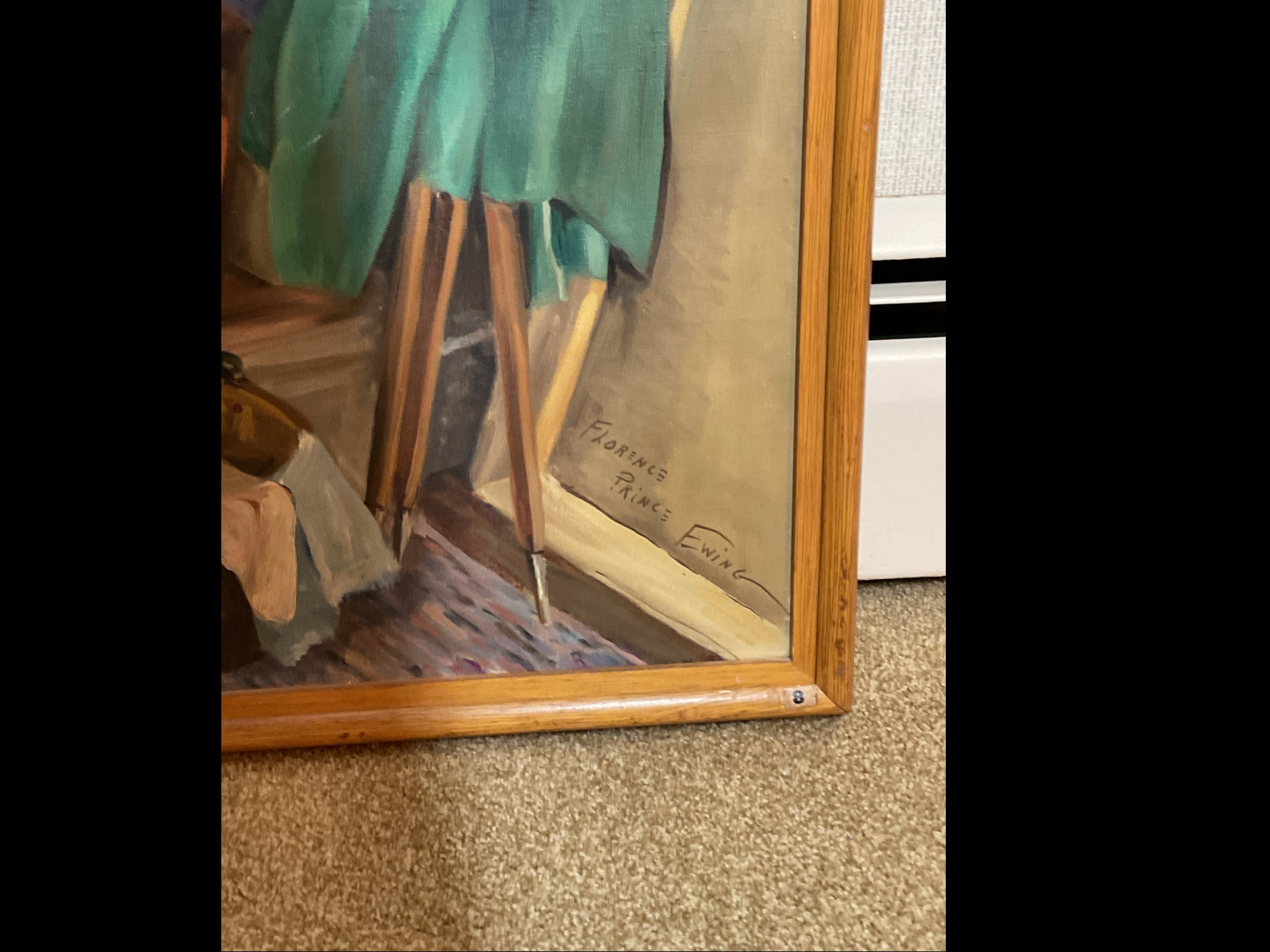 Artwork by Florence Prince Ewing, Two signed oil paintings on canvas, Made of Oil Paintings on Canvas