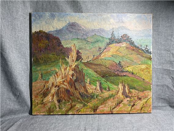 Oil on Canvas Painting by Florence Prince Ewing