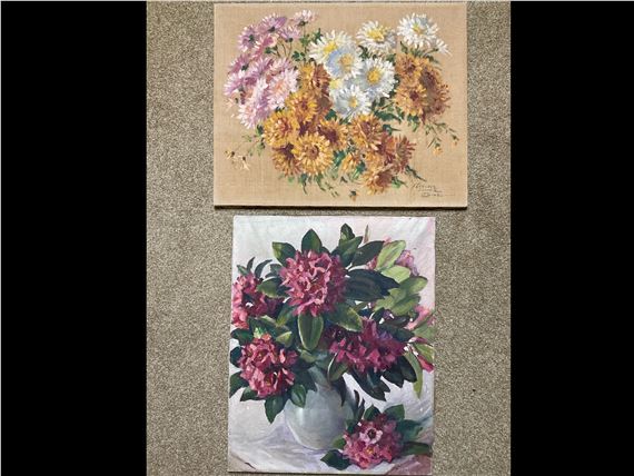 Florence Prince Ewing Oil Paintings Floral and Portrait Themes by Florence Prince Ewing