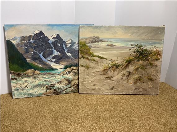 Florence Prince Ewing oil paintings depicting nature scenes by Florence Prince Ewing