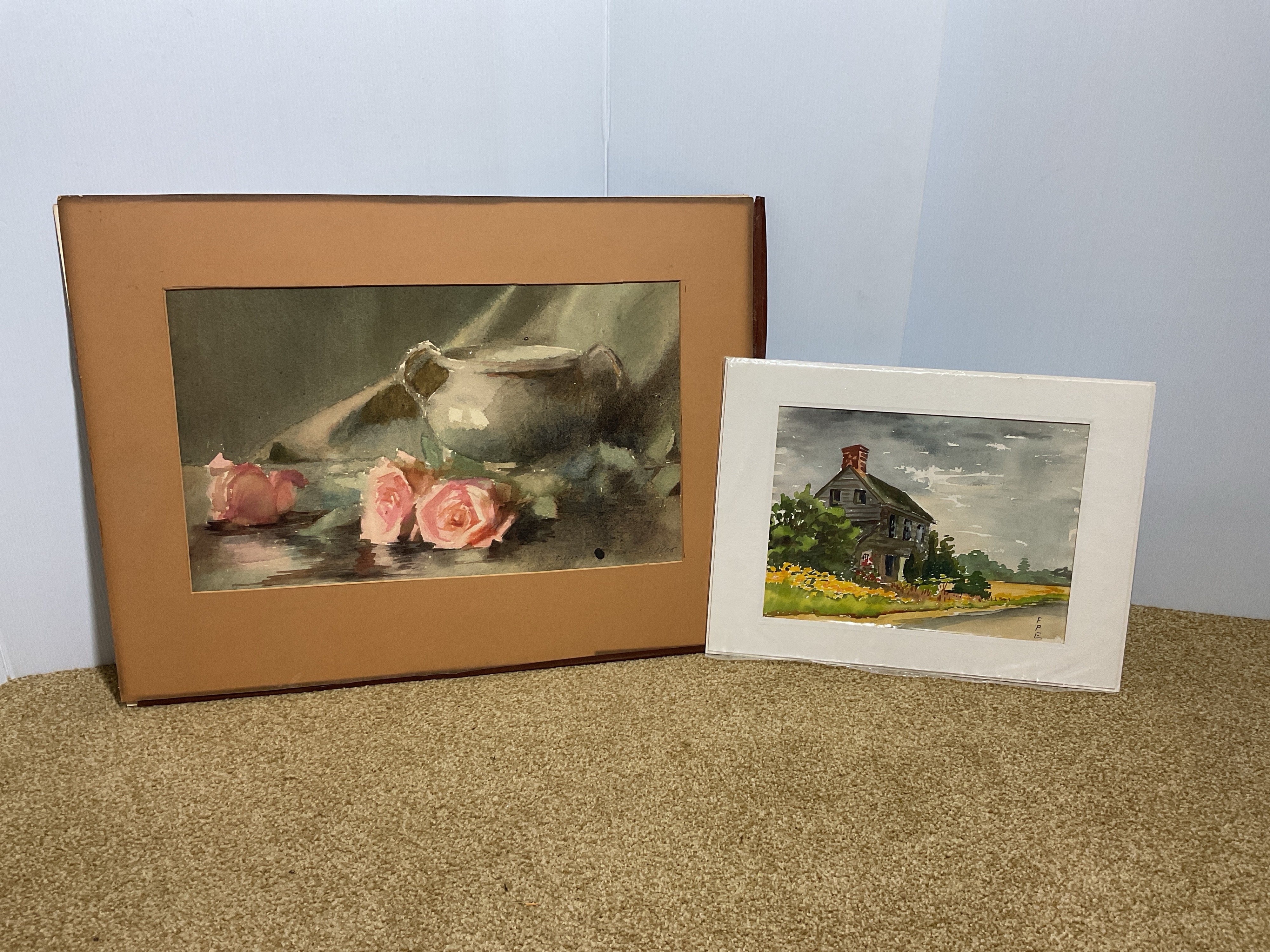 Artwork by Florence Prince Ewing, Watercolor Landscape and Still Life Paintings, Made of Watercolor
