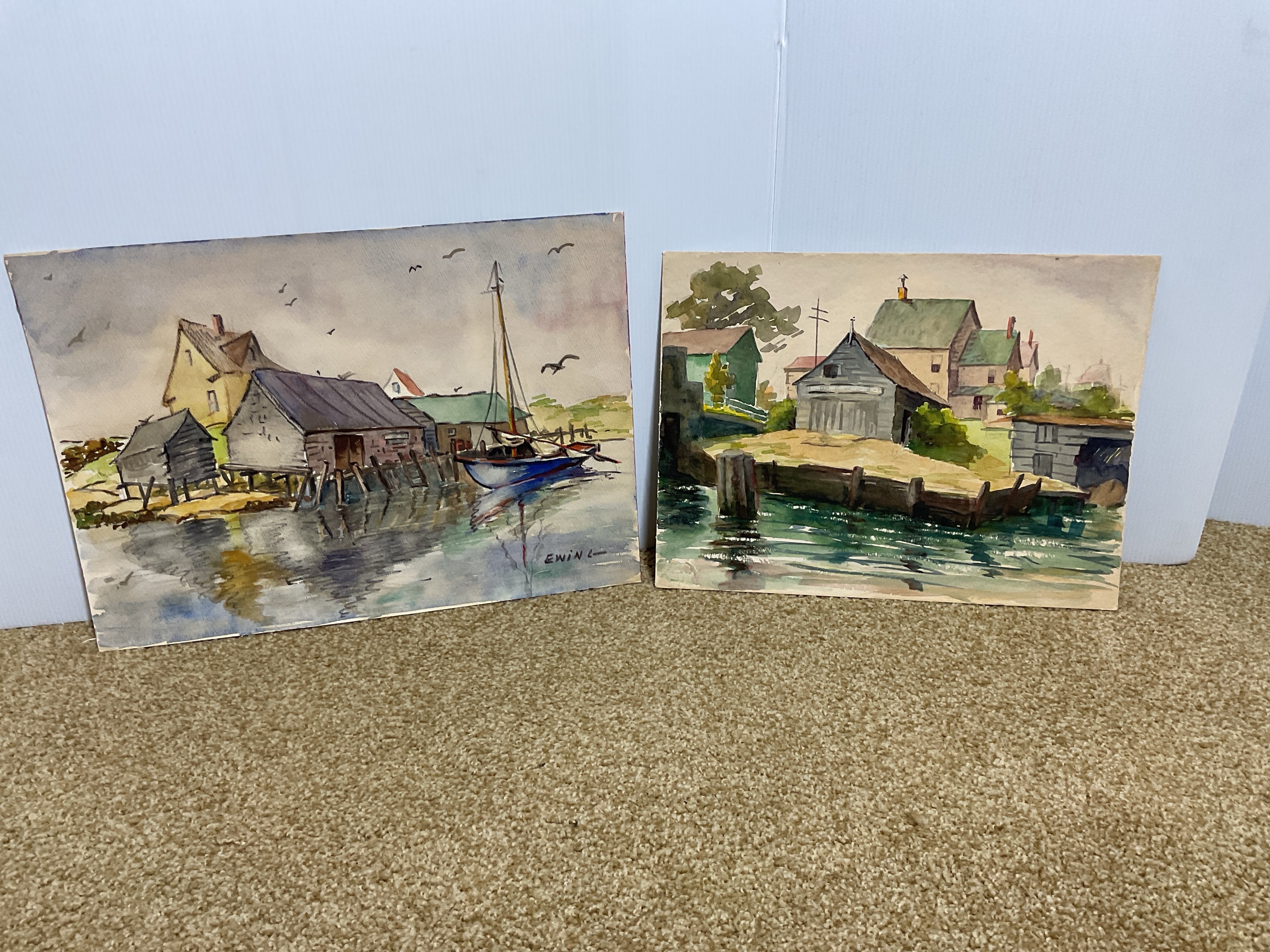 Artwork by Florence Prince Ewing, Watercolor Landscape and Still Life Paintings, Made of Watercolor