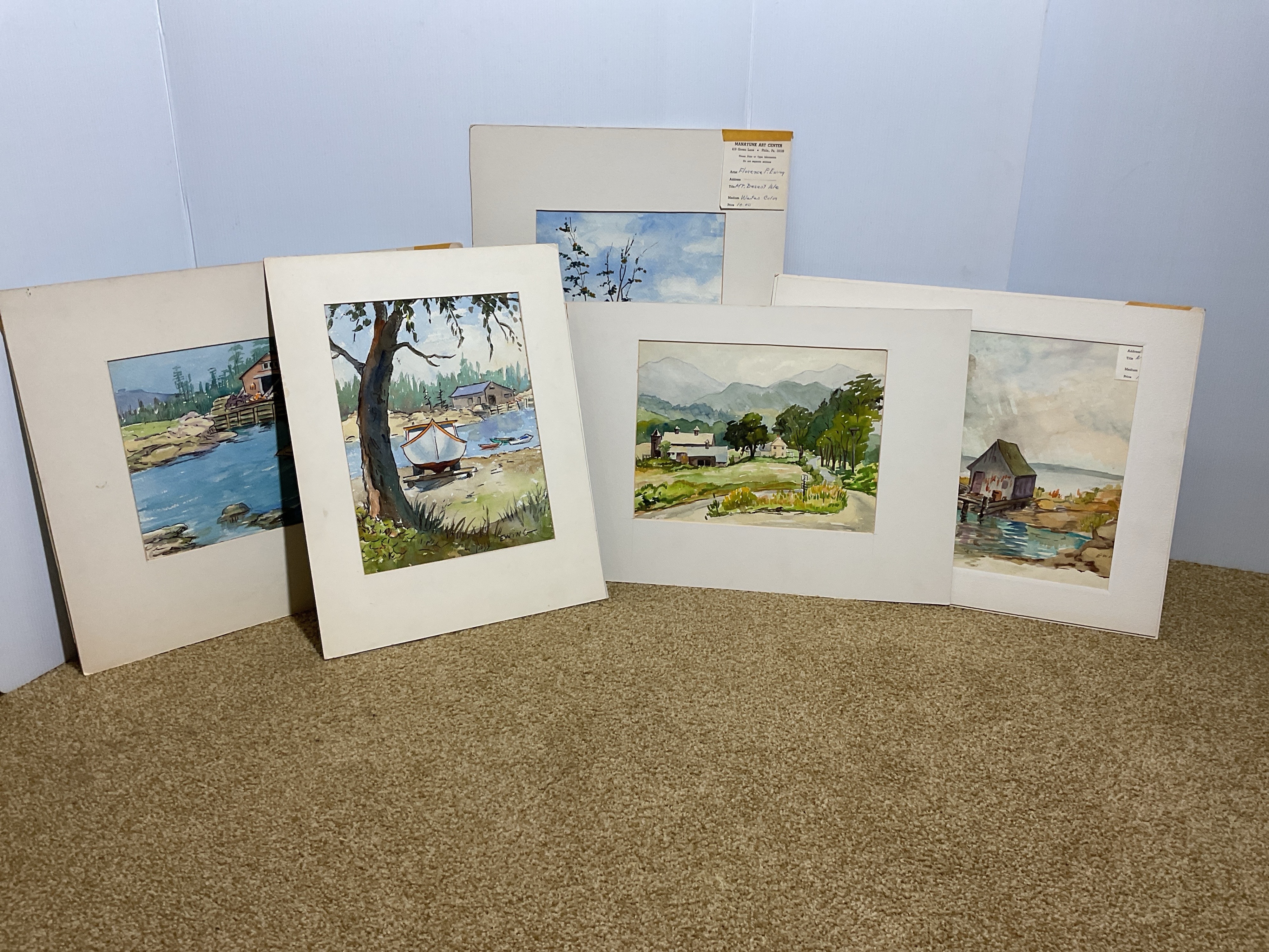 Artwork by Florence Prince Ewing, Watercolor Paintings, Made of Watercolor