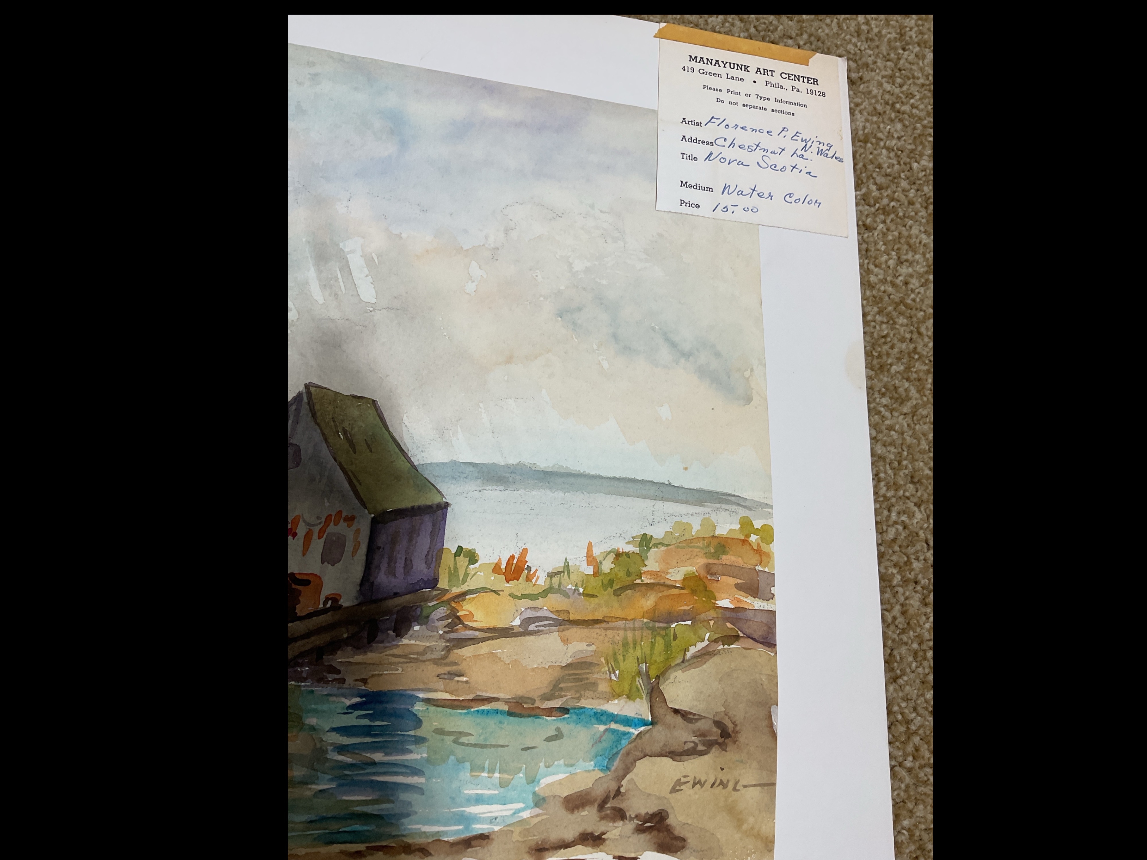 Artwork by Florence Prince Ewing, Watercolor Paintings, Made of Watercolor