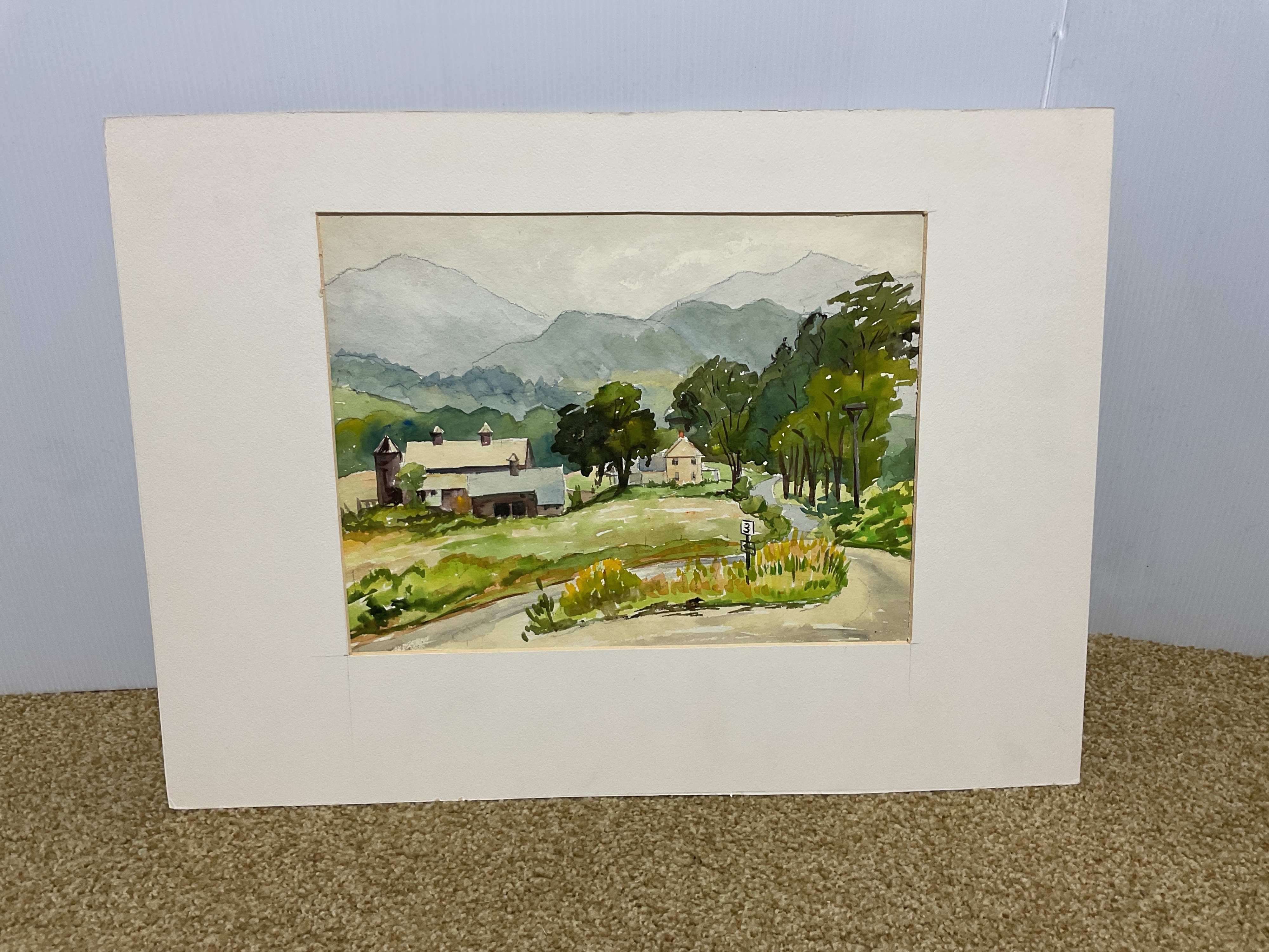 Artwork by Florence Prince Ewing, Watercolor Paintings, Made of Watercolor