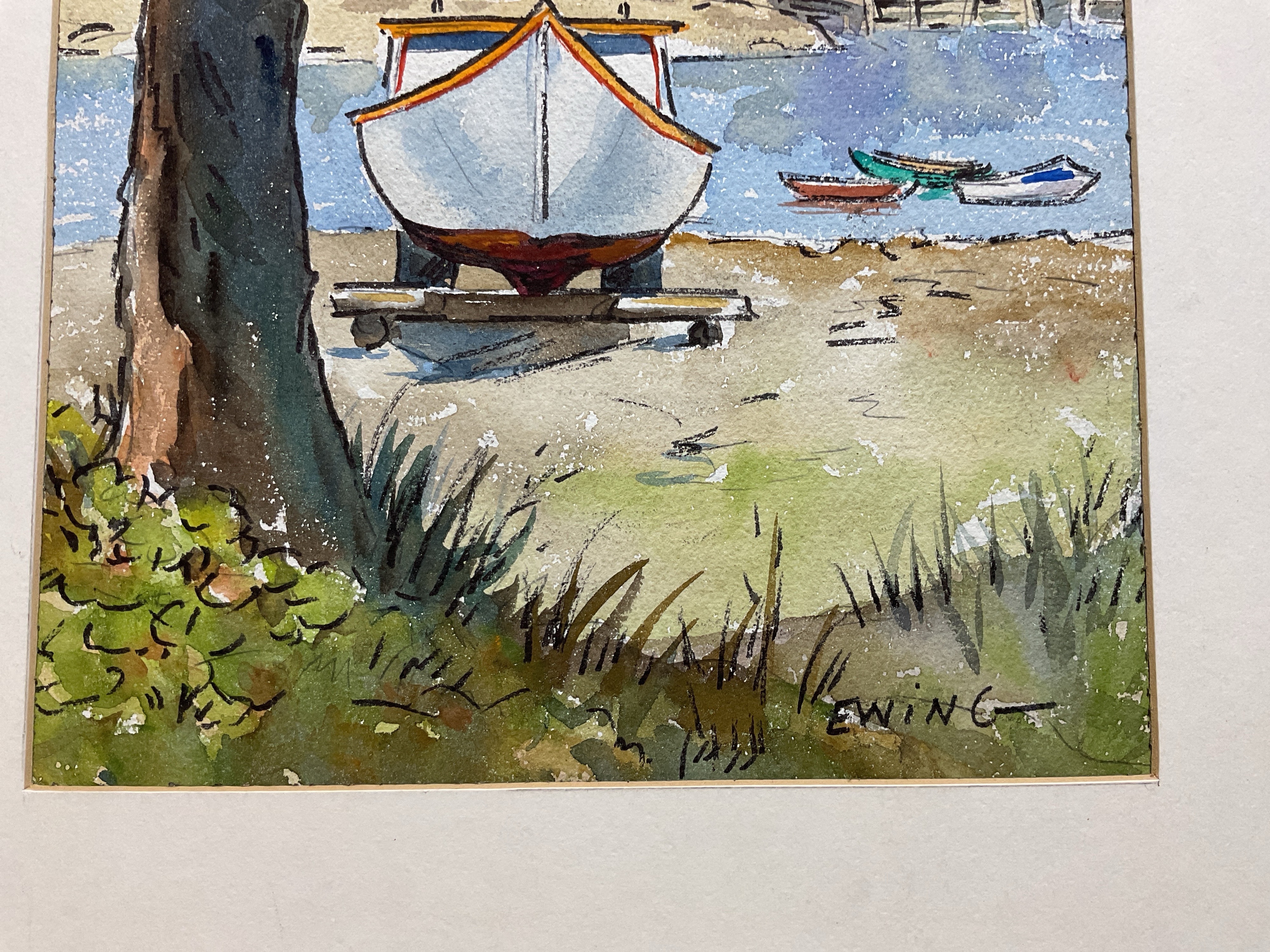 Artwork by Florence Prince Ewing, Watercolor Paintings, Made of Watercolor