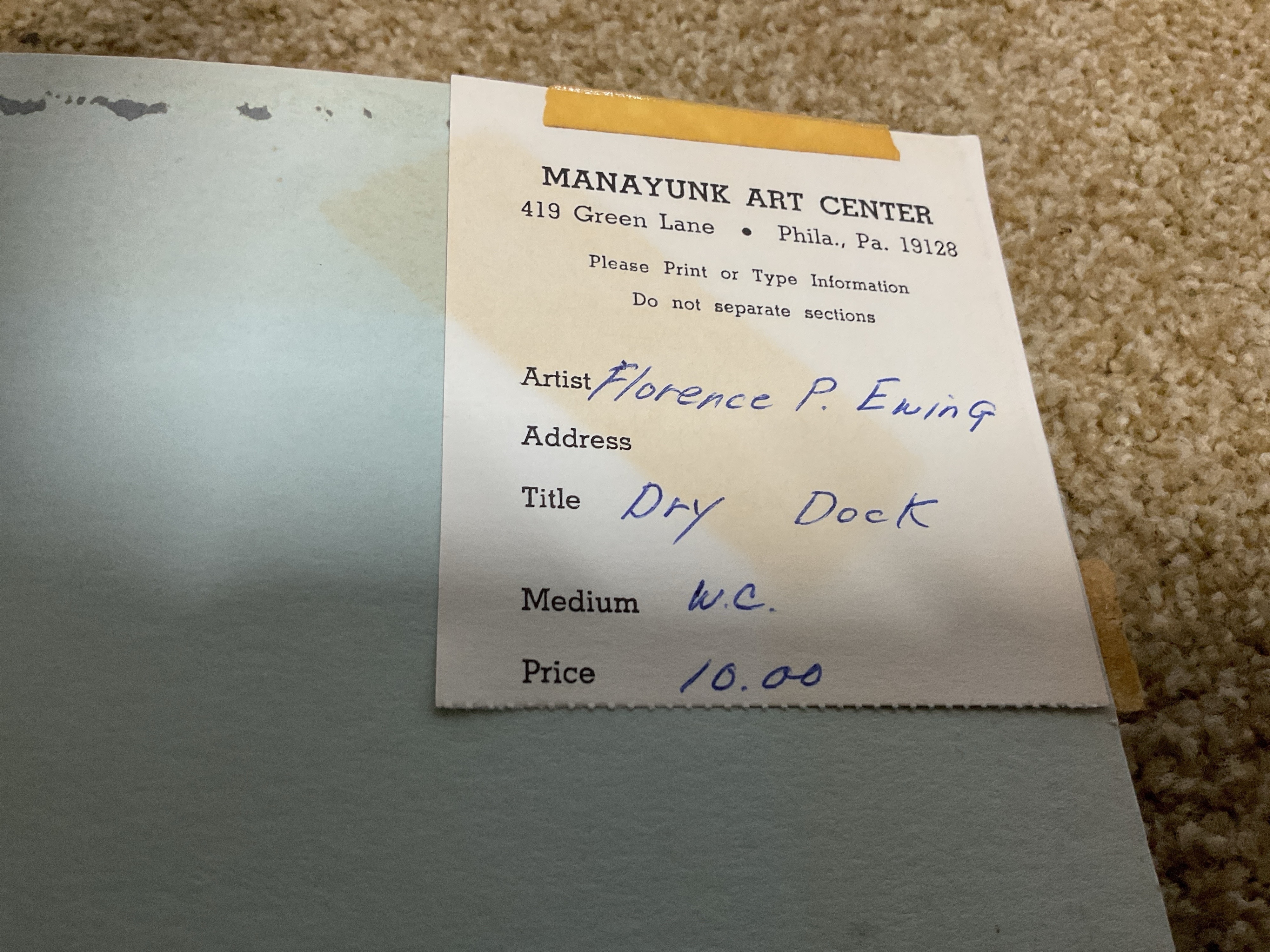 Artwork by Florence Prince Ewing, Watercolor Paintings, Made of Watercolor