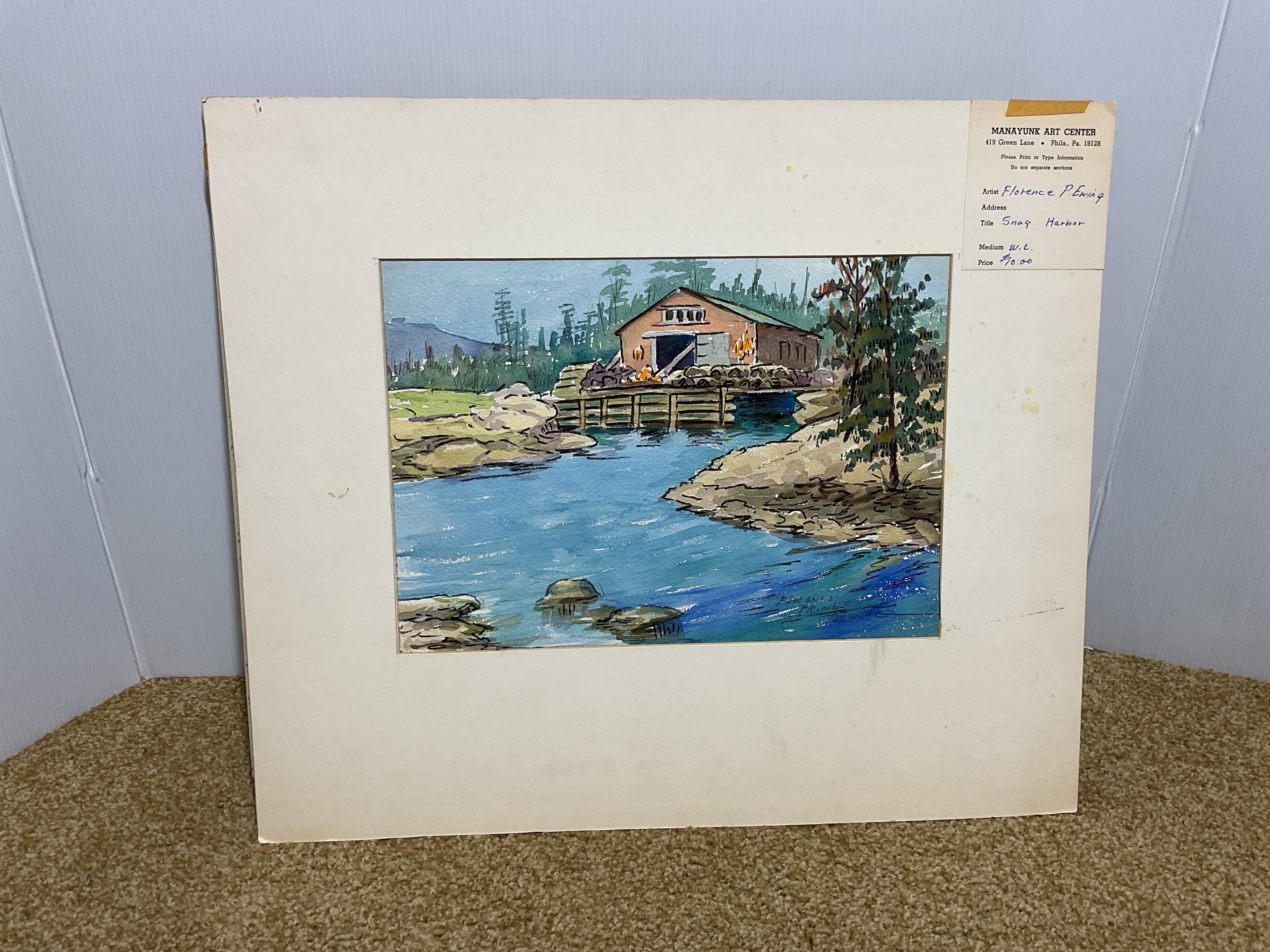 Artwork by Florence Prince Ewing, Watercolor Paintings, Made of Watercolor