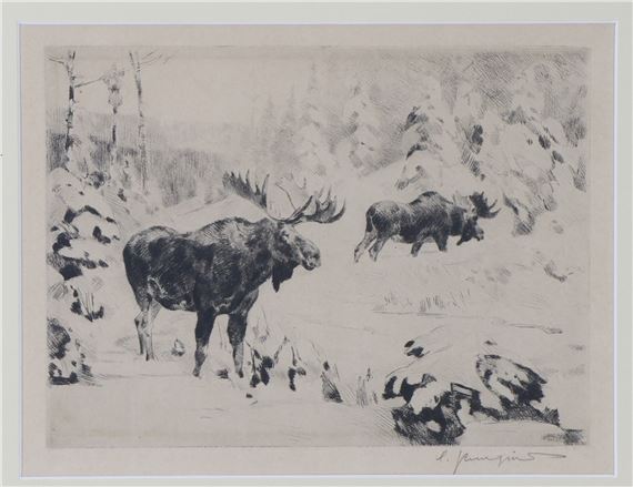 Carl Clemens Moritz Rungius | Friends Again | MutualArt