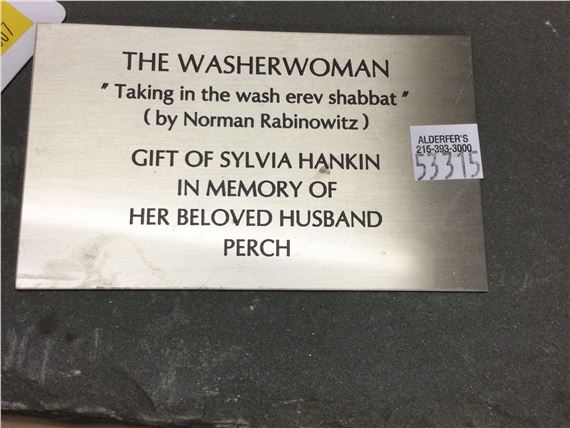 Norman Rabinowitz | The Washerwoman / Taking in the Wash Erev Shabbat ...
