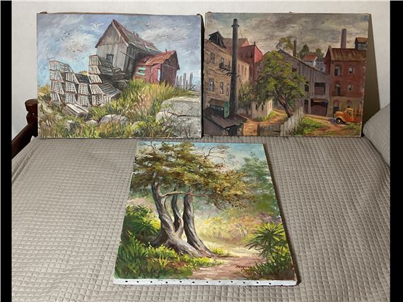 Oil Paintings on Canvas by Florence Prince Ewing