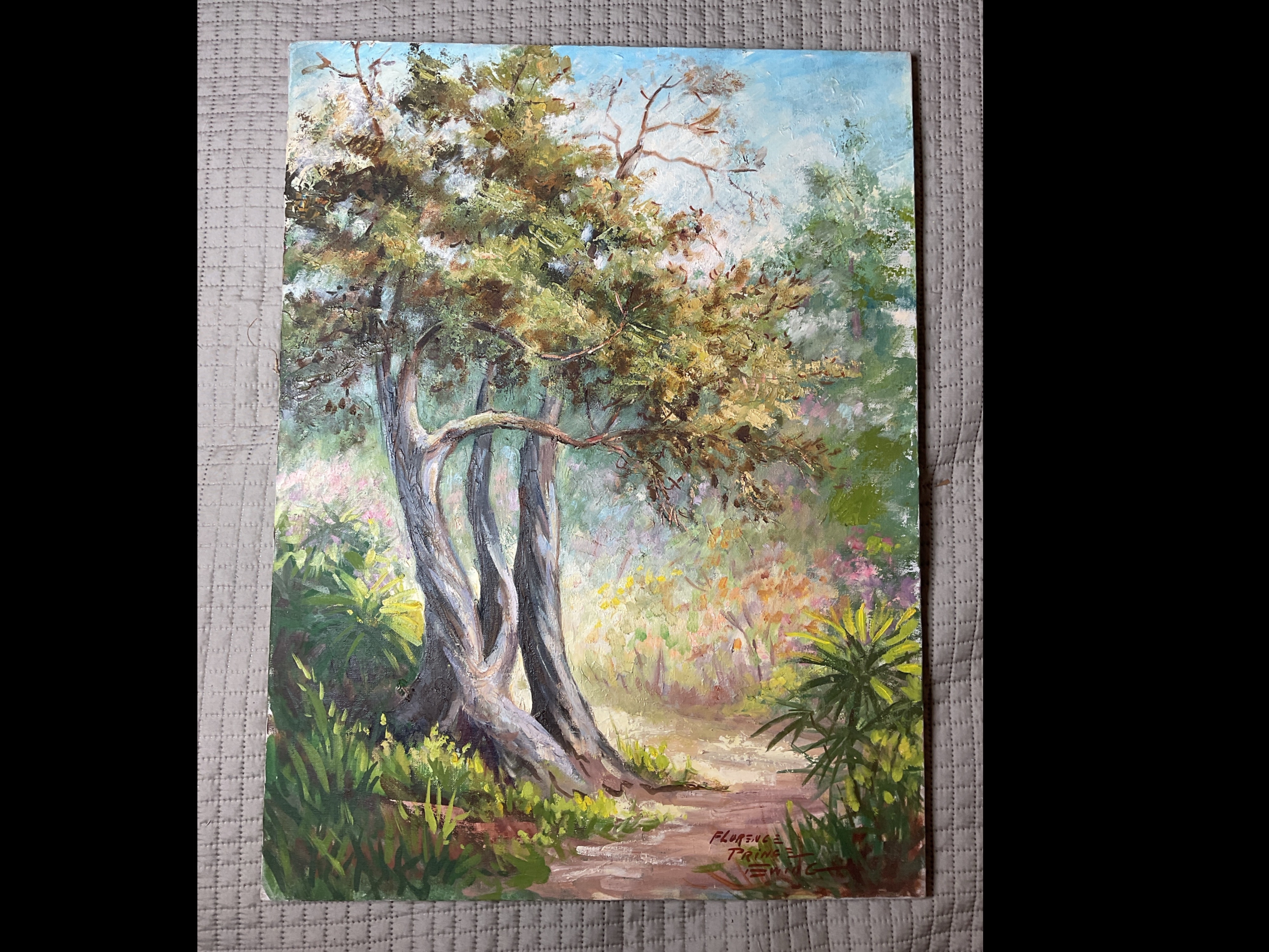 Artwork by Florence Prince Ewing, Oil Paintings on Canvas, Made of Oil Paintings on Canvas