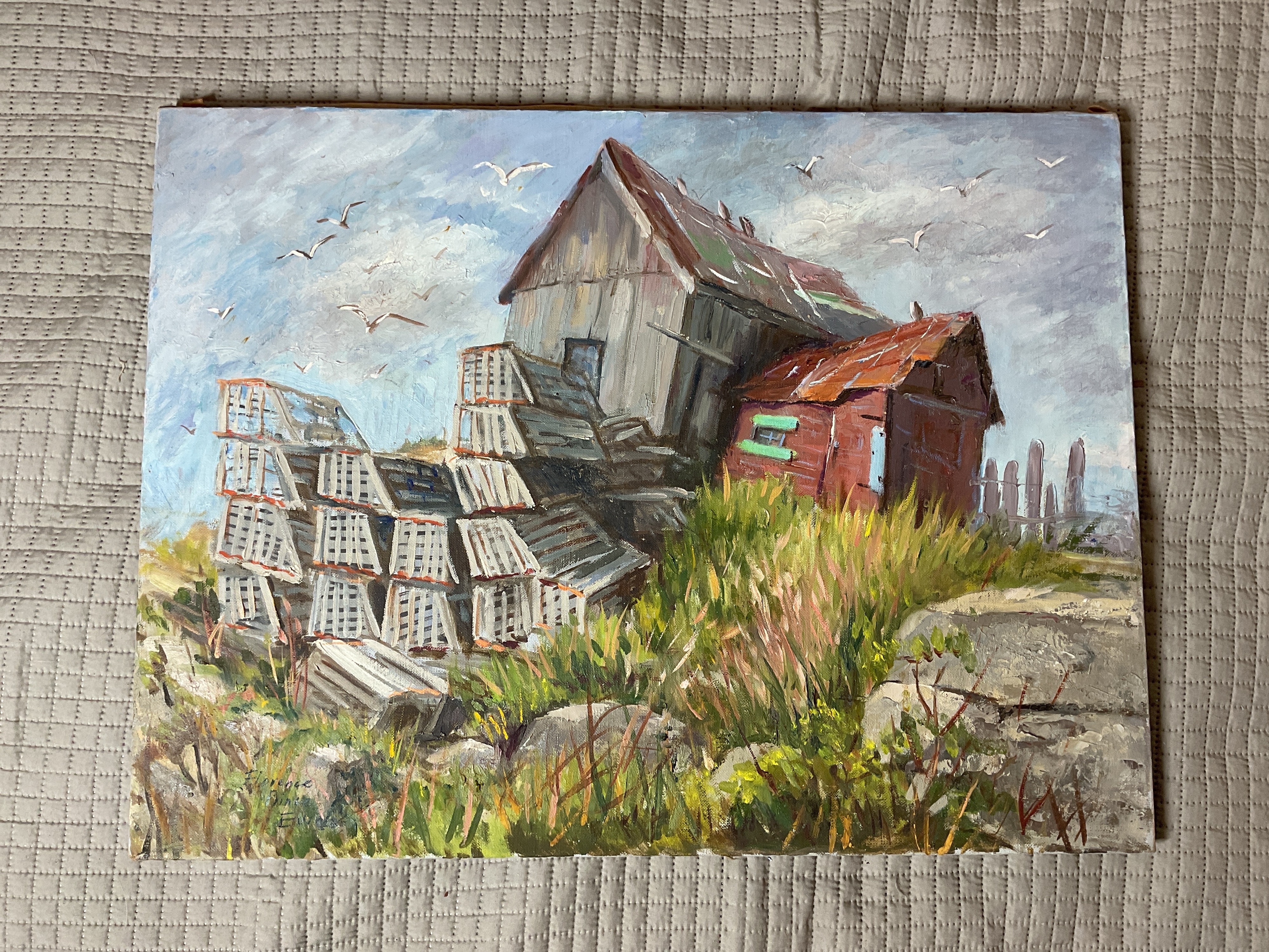 Artwork by Florence Prince Ewing, Oil Paintings on Canvas, Made of Oil Paintings on Canvas