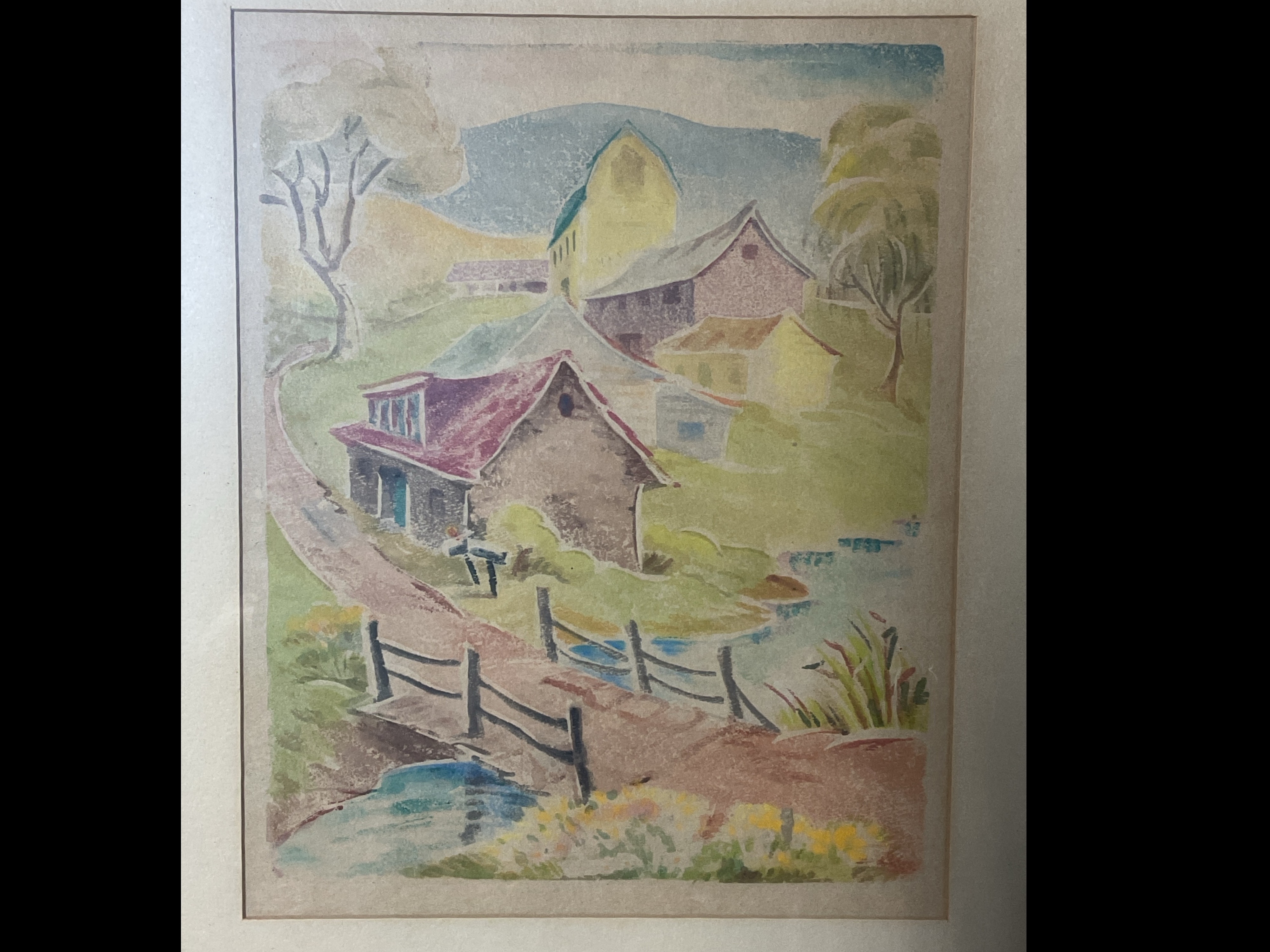 Artwork by Florence Prince Ewing, Block Prints and Paintings, Made of Color block prints