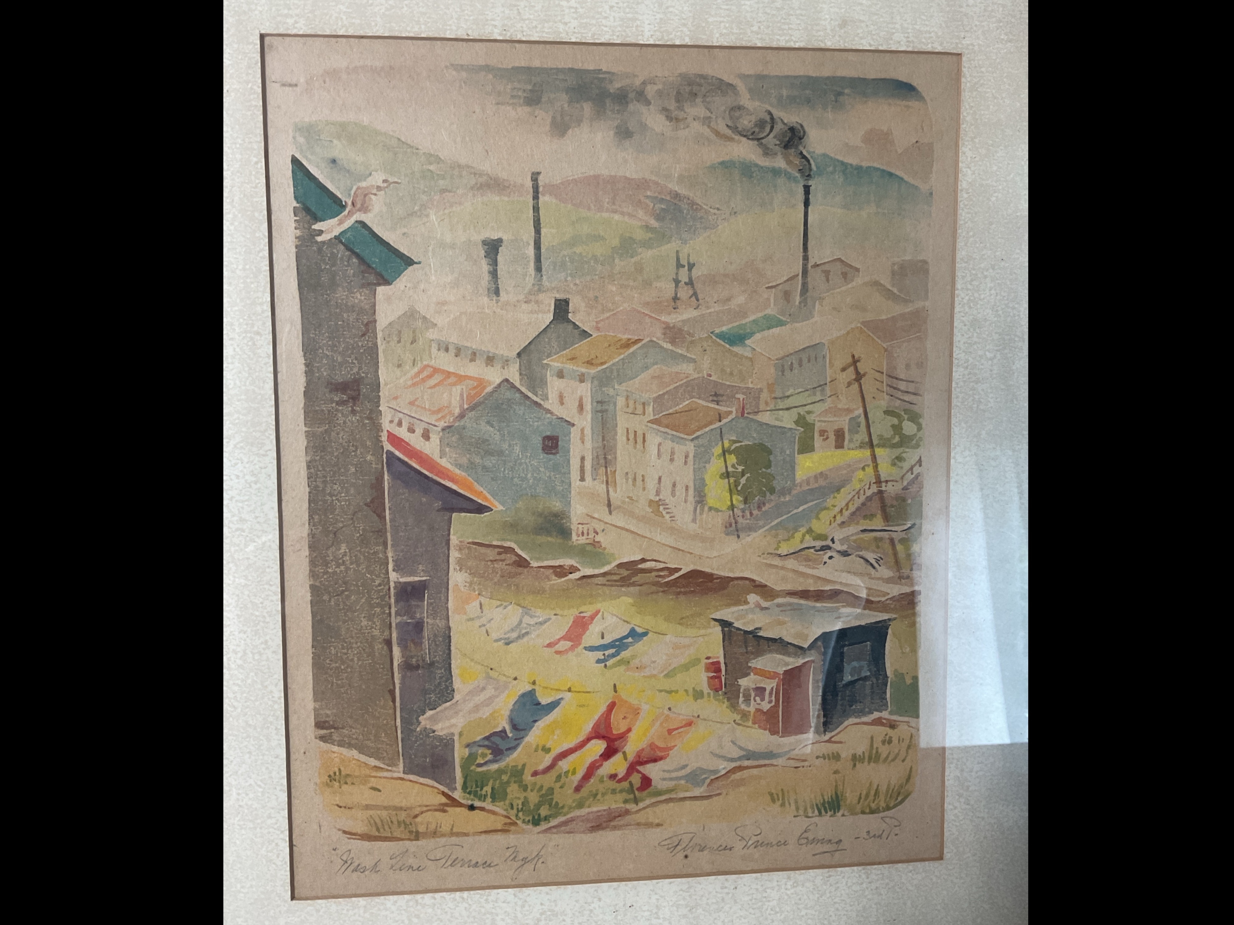 Artwork by Florence Prince Ewing, Block Prints and Paintings, Made of Color block prints