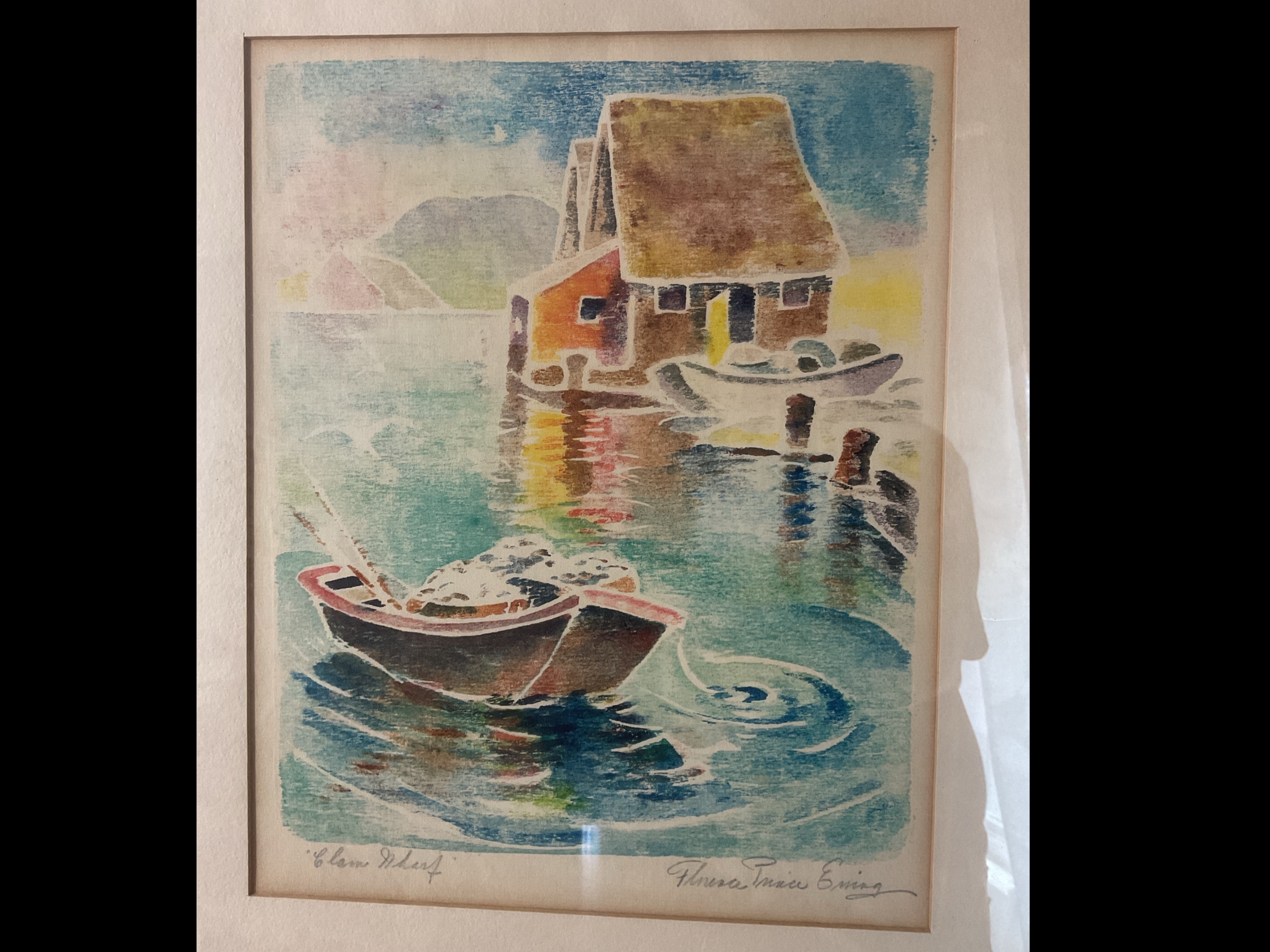 Artwork by Florence Prince Ewing, Block Prints and Paintings, Made of Color block prints