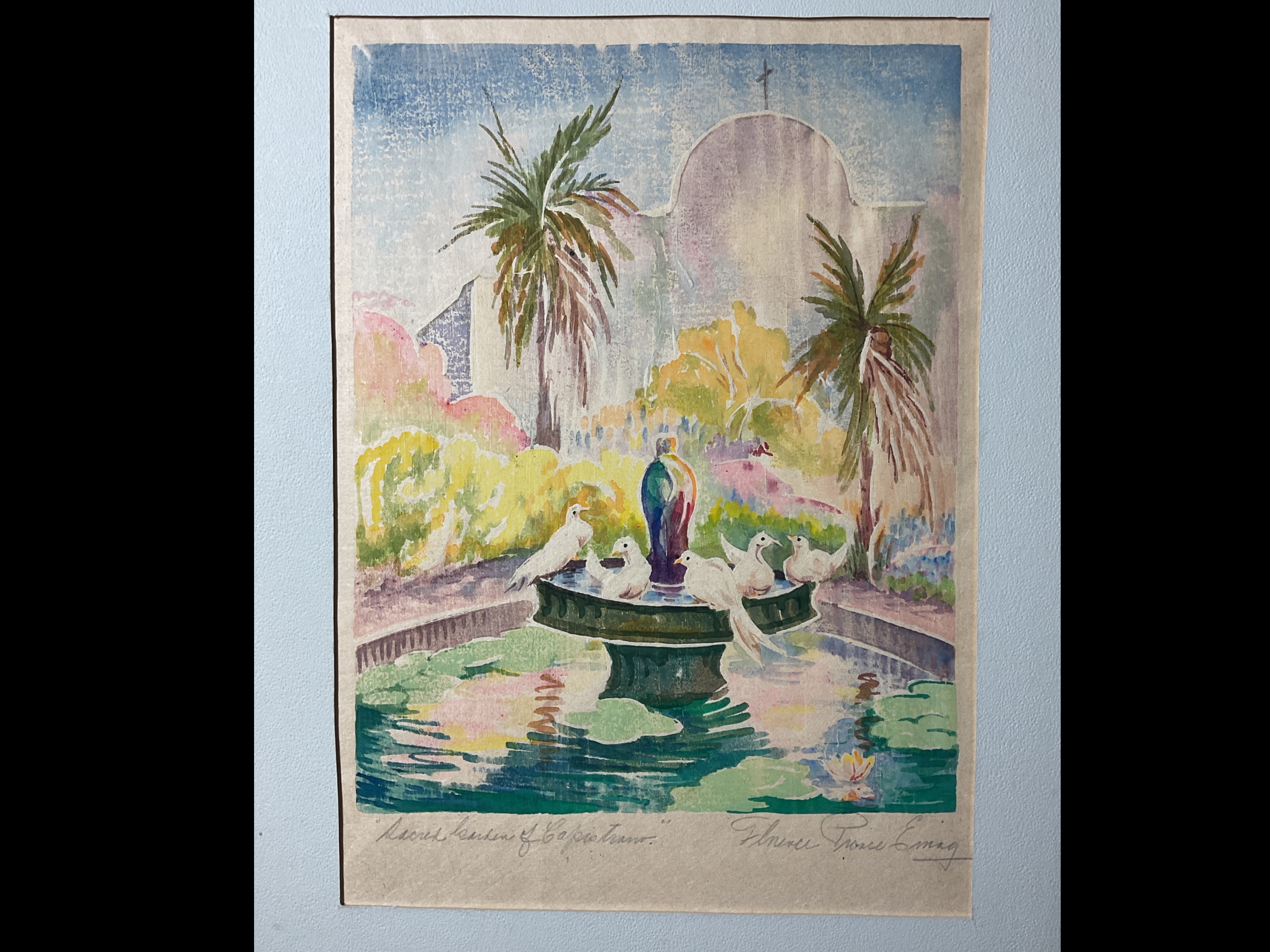 Artwork by Florence Prince Ewing, Block Prints and Paintings, Made of Color block prints