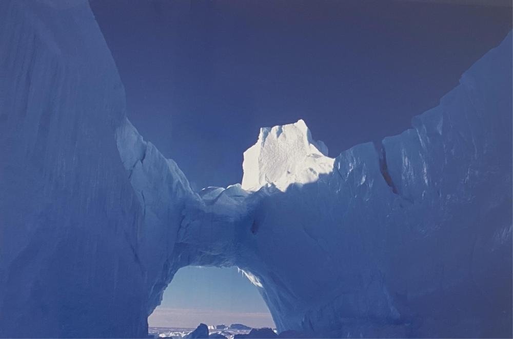 Artwork by Felicity Jenkins, Ice Bridge, Antarctica 1999, Made of colour photograph