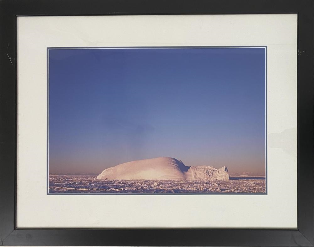Artwork by Felicity Jenkins, Rounded Iceberg, Antarctica 1999, Made of colour photograph