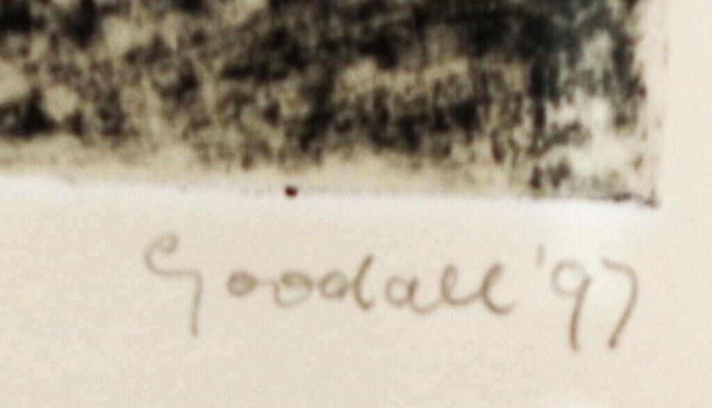 Artwork by Margot Goodall, Waterhole, Made of collagraph