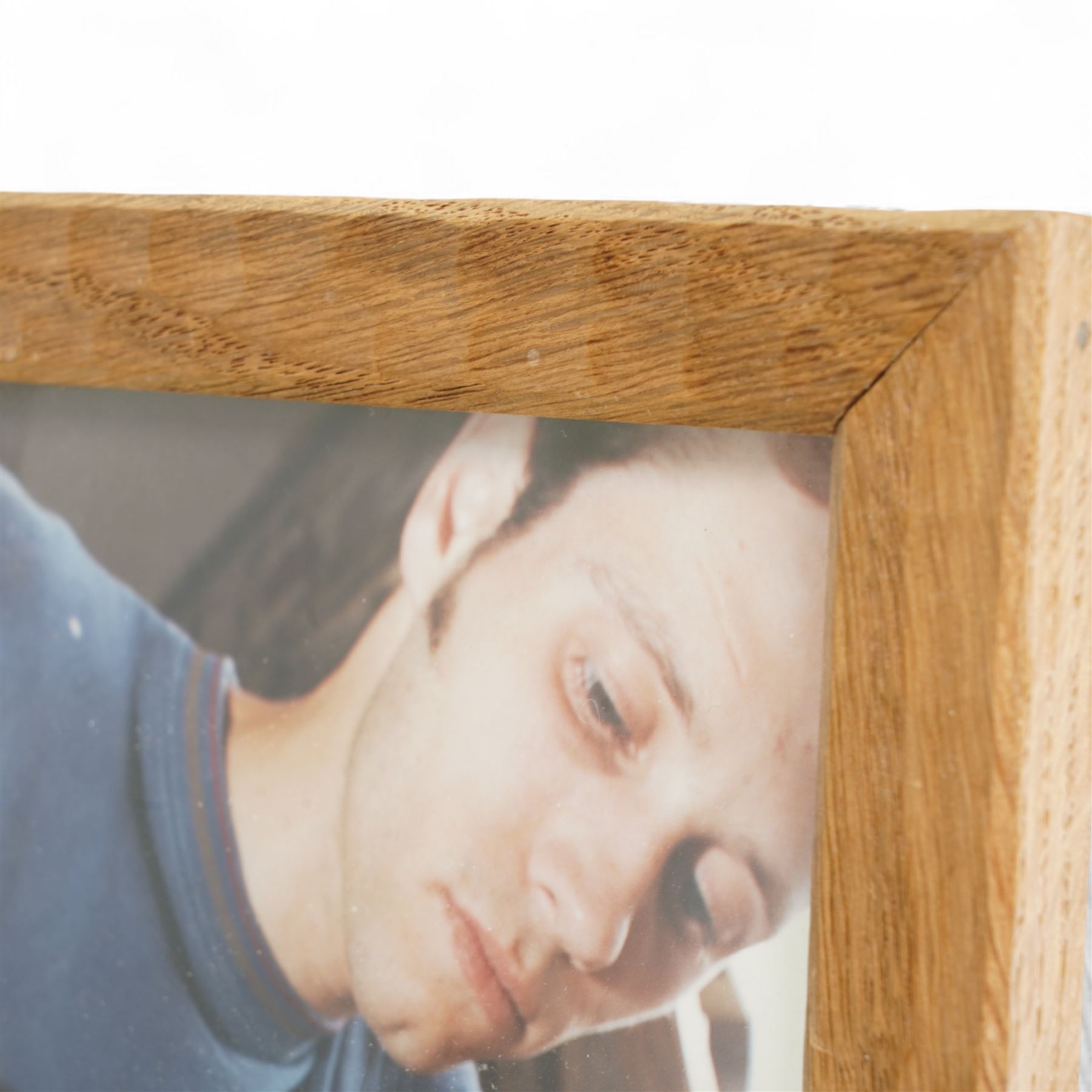 Peter 'Rabbitman' Heap | Rabbitman - adzed oak photograph frame with ...