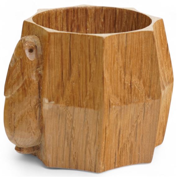 Peter 'Rabbitman' Heap | Rabbitman - set of six oak octagonal napkin ...