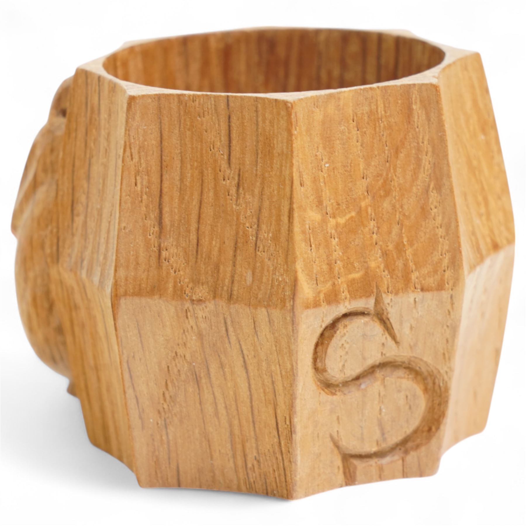 Peter 'Rabbitman' Heap | Rabbitman - set of six oak octagonal napkin ...