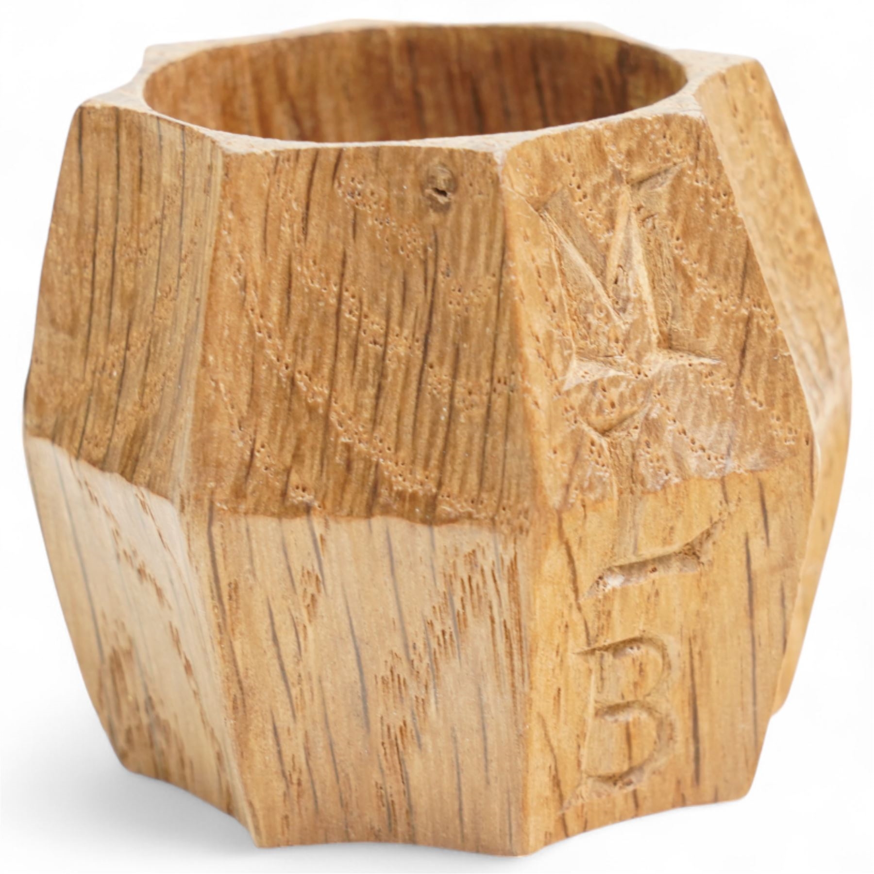 Peter 'Rabbitman' Heap | Rabbitman - set of six oak octagonal napkin ...