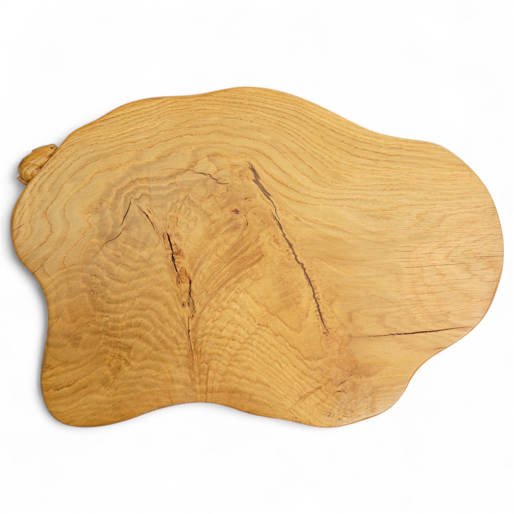 Peter 'Rabbitman' Heap | Rabbitman - figured oak shaped breadboard with ...