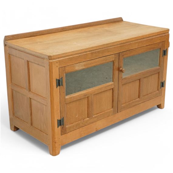 Peter 'Rabbitman' Heap | Rabbitman - oak television cabinet | MutualArt
