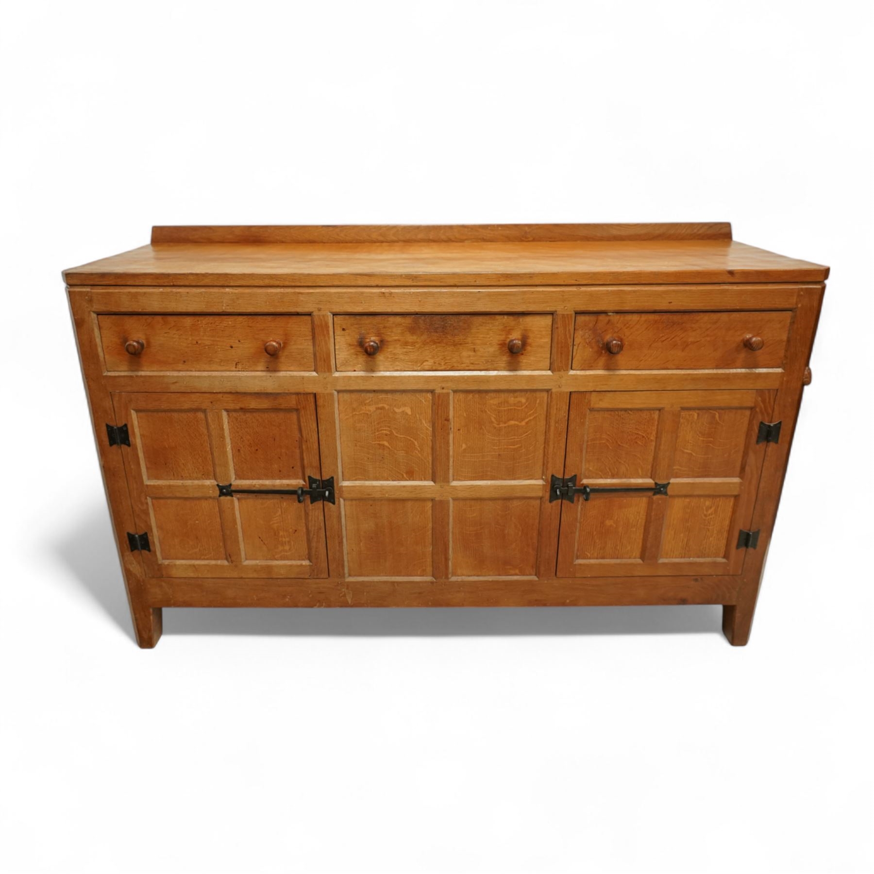 Peter 'Rabbitman' Heap | Rabbitman - adzed oak sideboard | MutualArt