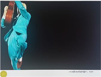 Regan (1953-), limited edition lithograph print of David Bowie - Denis O'Regan