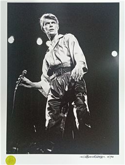 Regan (1953-), limited edition lithograph print of David Bowie - Denis O'Regan