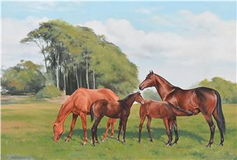 Mares and Foals - Peter Smith