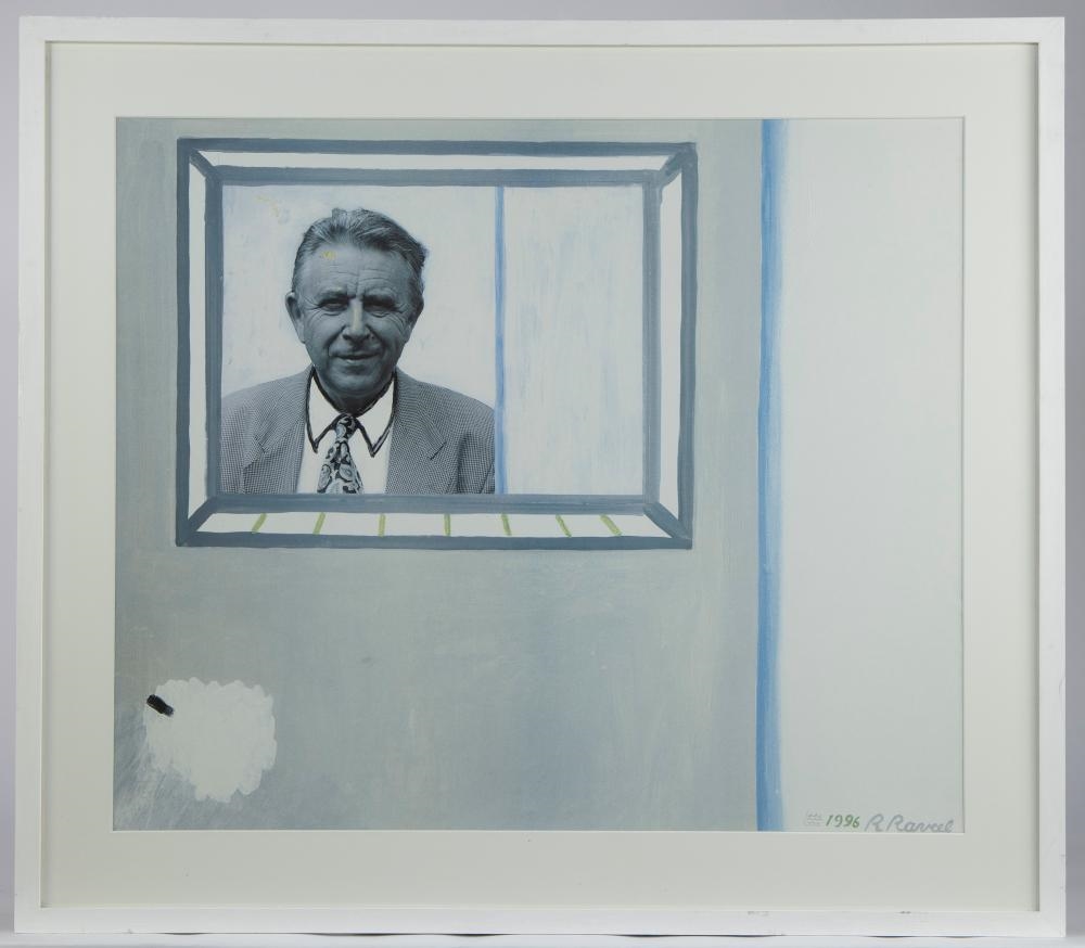 Roger Raveel | colour lithograph Georges Peirs (1996) | MutualArt