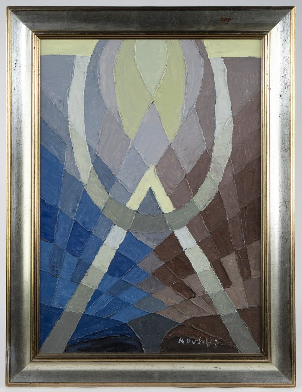 Artwork by Renaat Bosschaert, Composition, Made of oil on canvas