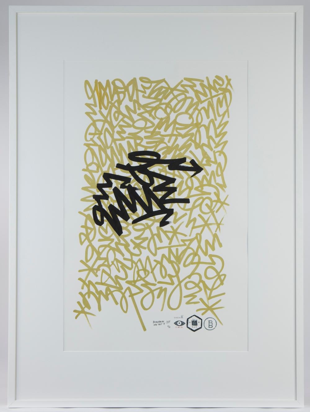 Artwork by Benjamin van Oost, Untitled, Made of ink on paper