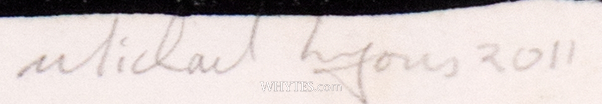 Artwork by Michael Lyons, to help provide water trucks with safe and clean water to the people of Gaza., Made of etching