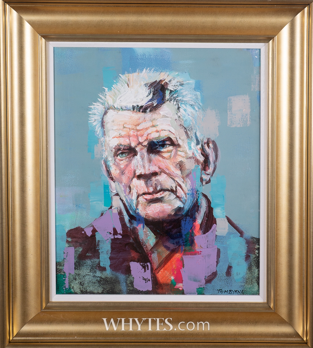 Tom Byrne | Title : SAMUEL BECKETT Frame dimensions : 27 | MutualArt