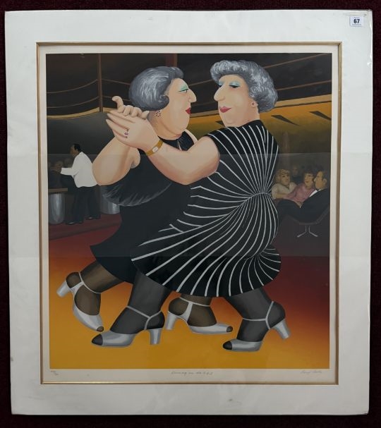 Beryl Cook | Dancing on the QE2 | MutualArt