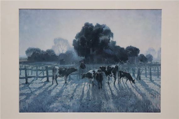 Spring frost by Elioth Gruner