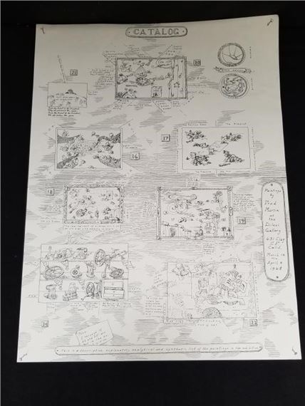 Fred Martin paintings exhibition lithograph poster - Fred Martin