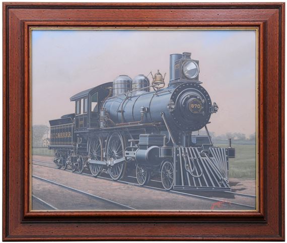 New York Central and Hudson River Rail Road 4-4-0 of 1890 No 870 - F. Moore