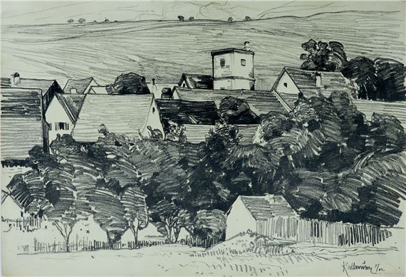 Kallmünz (im Mittelgrund Turm des Silbermannschen Schlösschens) - Alois Hänisch