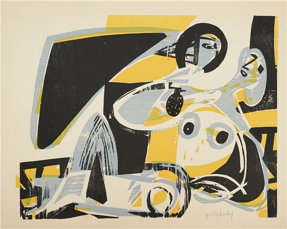 Eros II by HAP  Grieshaber, 1958