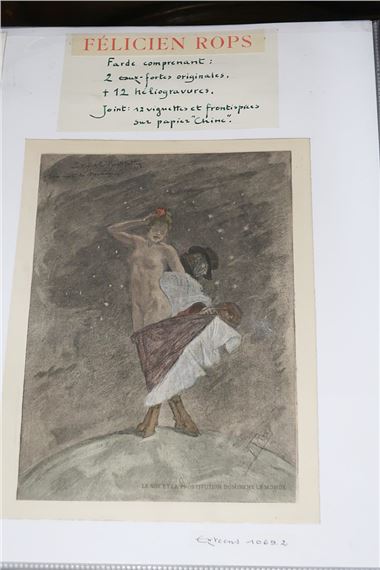 Félicien Rops | Felecien Rops ( 1833-1898) Portfolio with 12 ...