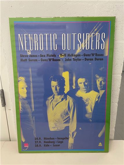 Neurotic Outsiders GERMANY TOUR POSTER - Sex Pistols